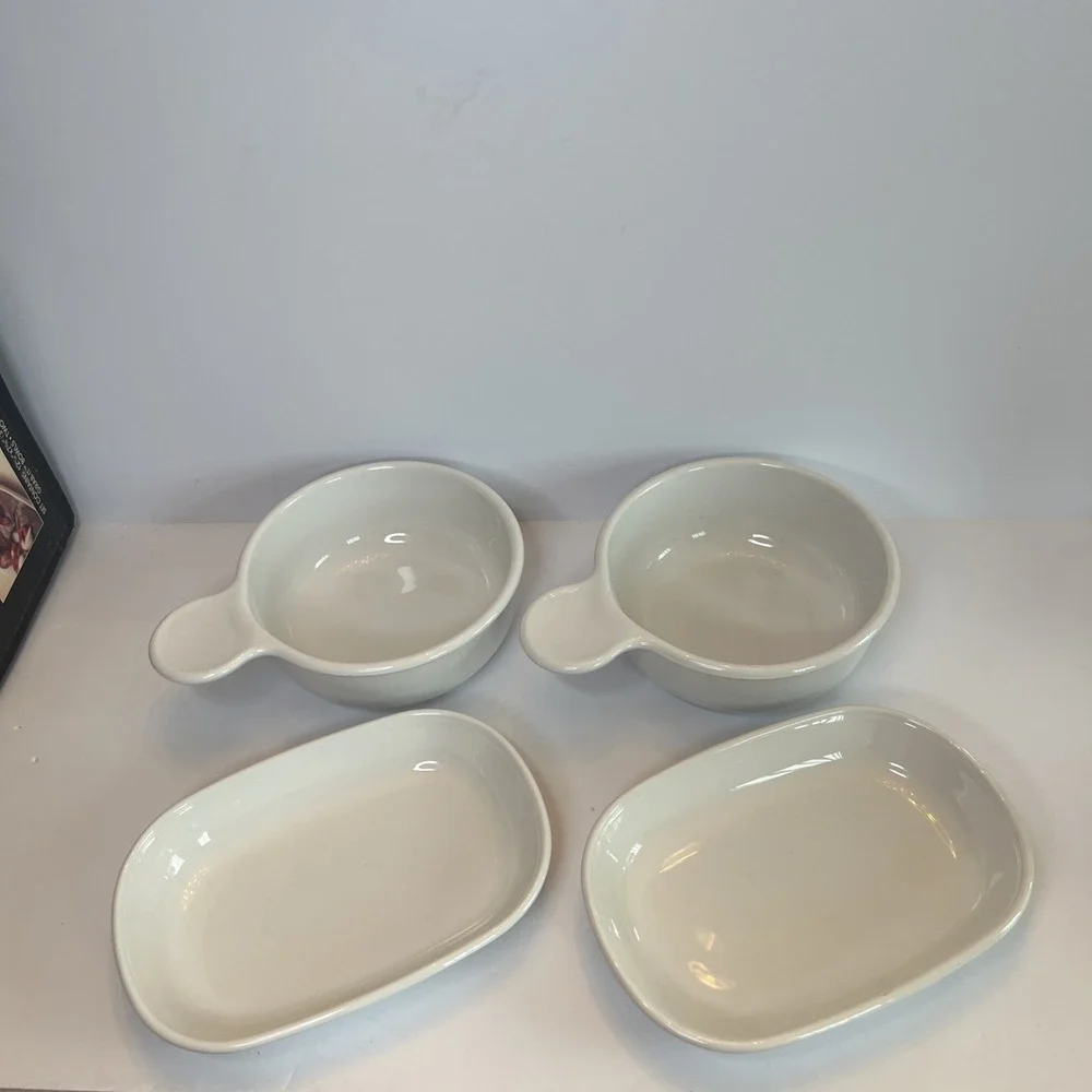 Vintage Corning Ware MW-116 Grab-It P-150-B Sidekick P-140-B 4pc Set USA READ
